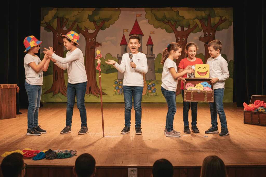 Cum ajuta teatrul pentru copiii la invingerea timiditatii