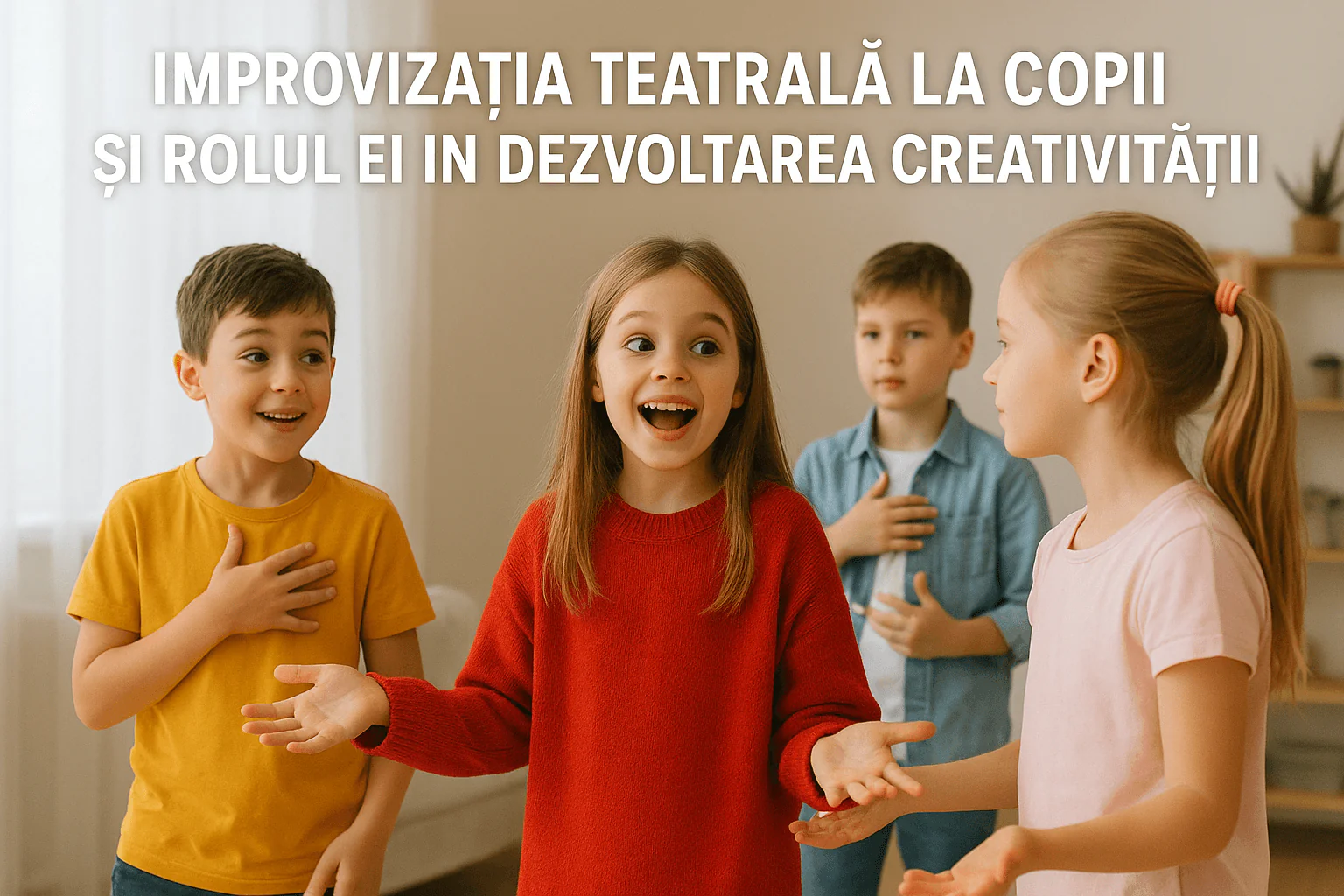 Improvizatia teatrala la copii si rolul ei in dezvoltarea creativitatii